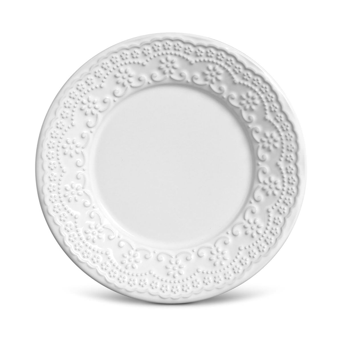 Aparelho de jantar 42 peças bali branco - Porto Brasil Cerâmica