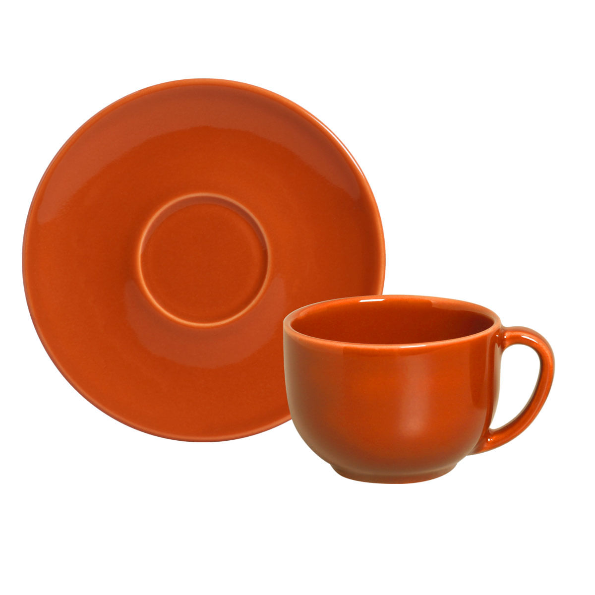 CONJUNTO C/ 6 XÍCARAS DE CHÁ C/ 6 PIRES COUP CANTALOUPE 260ml