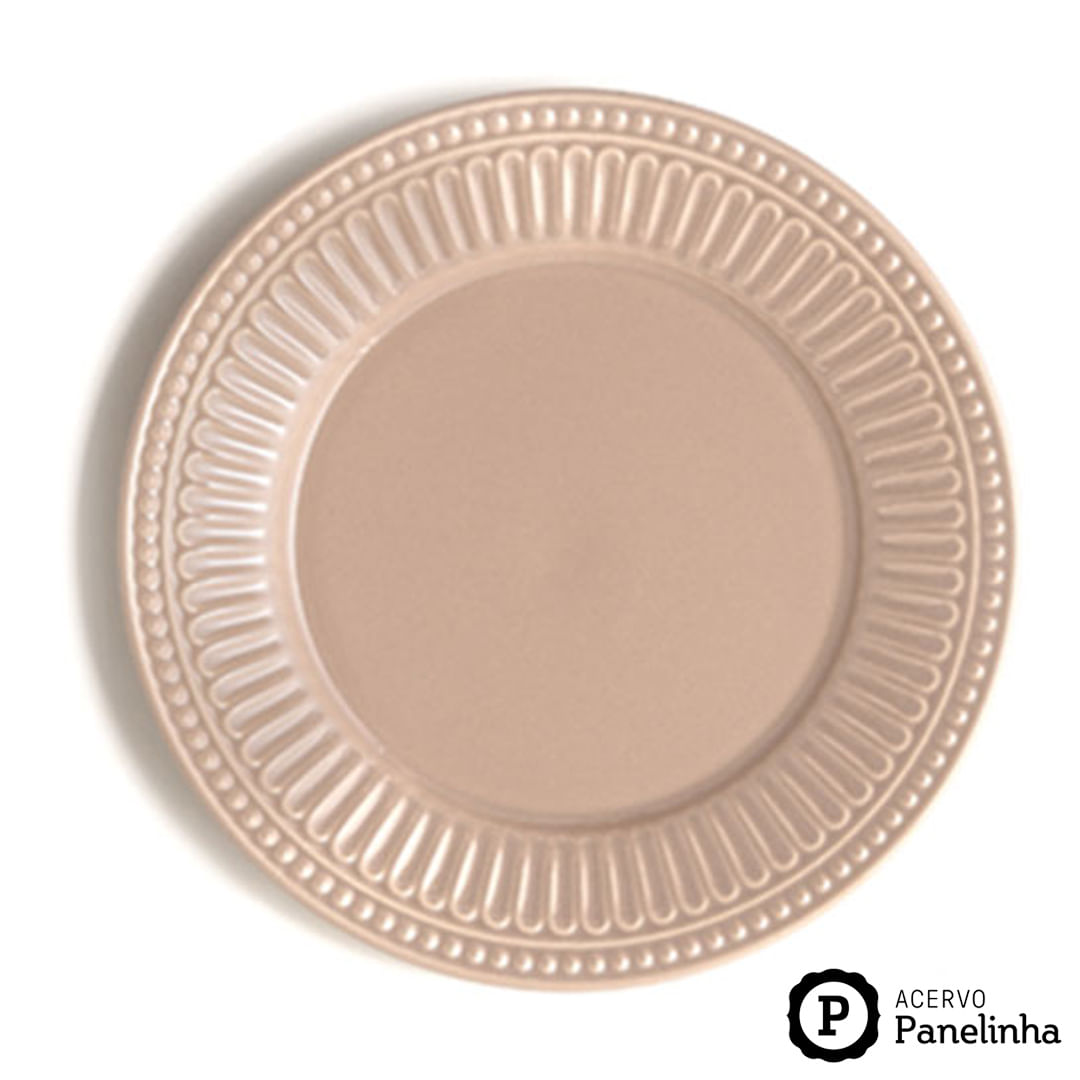 Conjunto com 6 Pratos Raso Pérgamo Especiarias Noz-Moscada Ø26,5cm