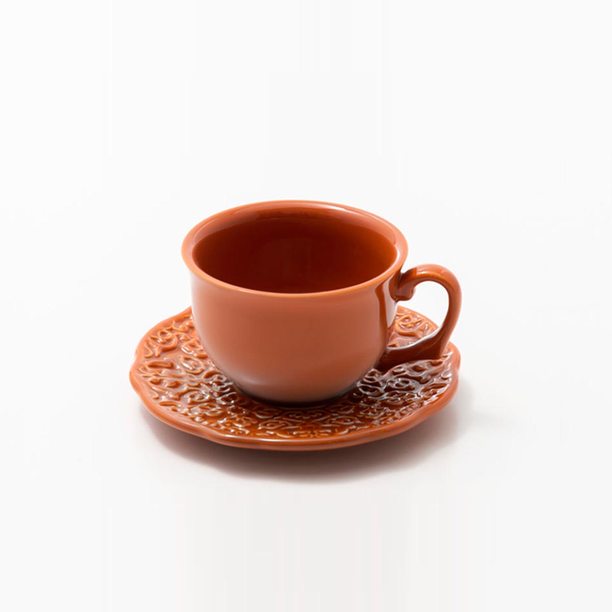 小物 CHIKA Conjunto com 6 Xícaras de Chá com 6 Pires Marrakech Especiarias