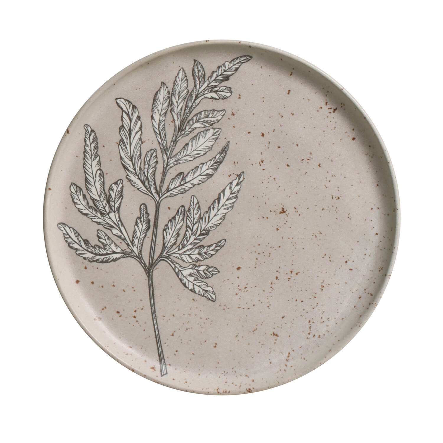 CONJUNTO C/ 6 PRATOS DE SOBREMESA BIO STONEWARE AVENCA Ø 21,5cm