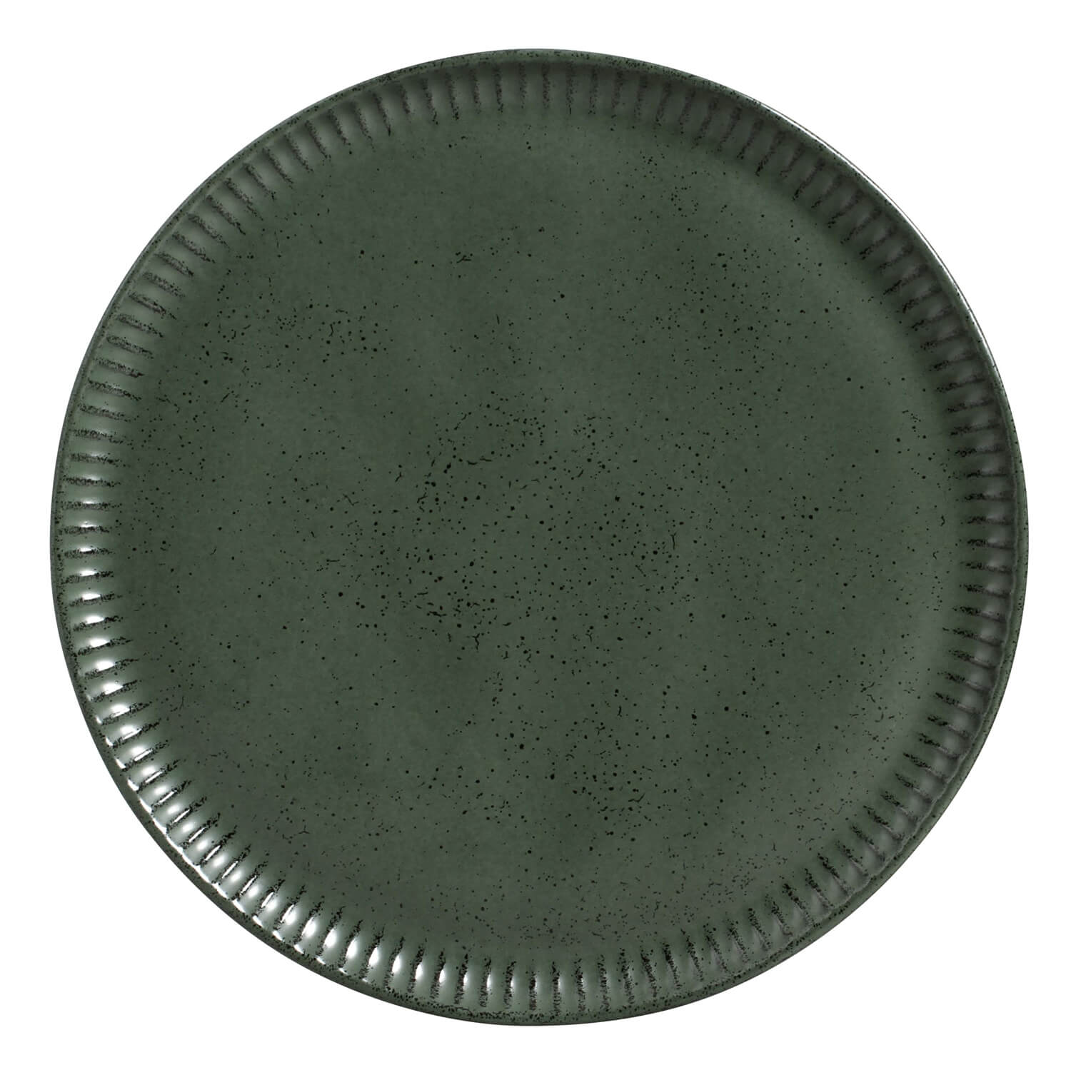 Conjunto com 6 Pratos Raso Linhas Greenery Ø27,5cm - Porto Brasil