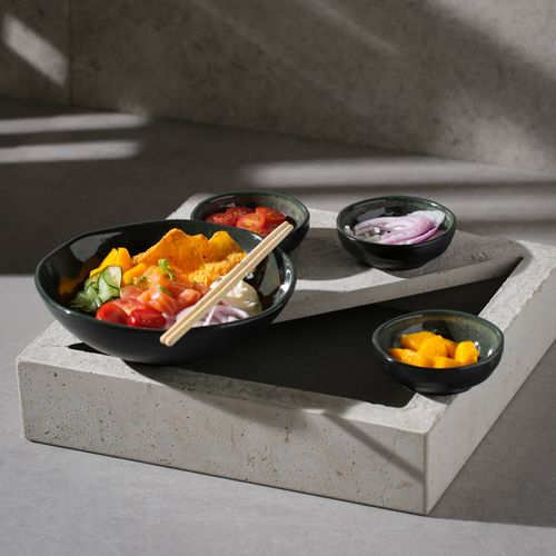 Conjunto com 6 Cumbucas Orgânico Naturale Ø17,5x5,5cm 520ml