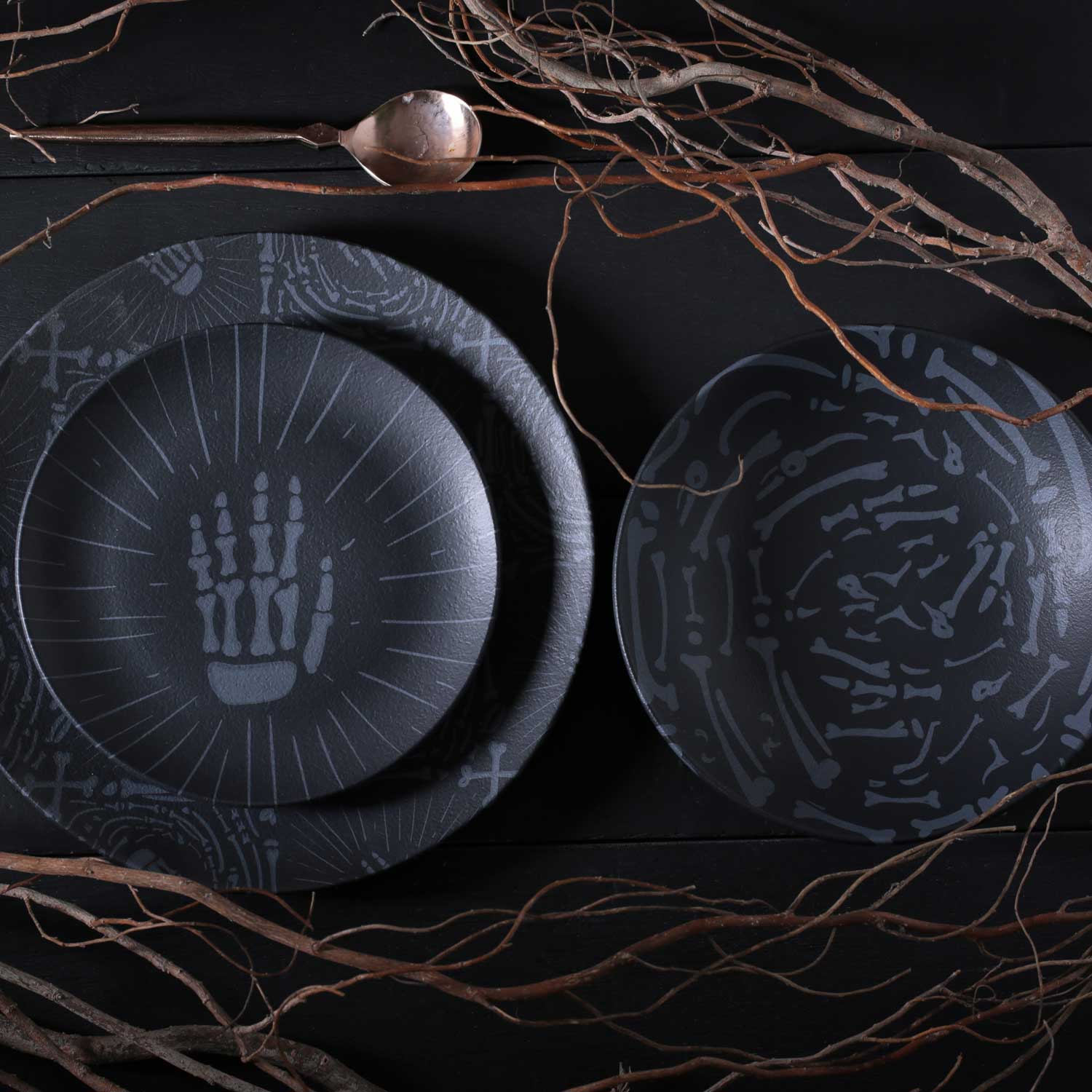 Conjunto com 6 Pratos Raso Coup Stoneware Bones Ø26cm - Porto