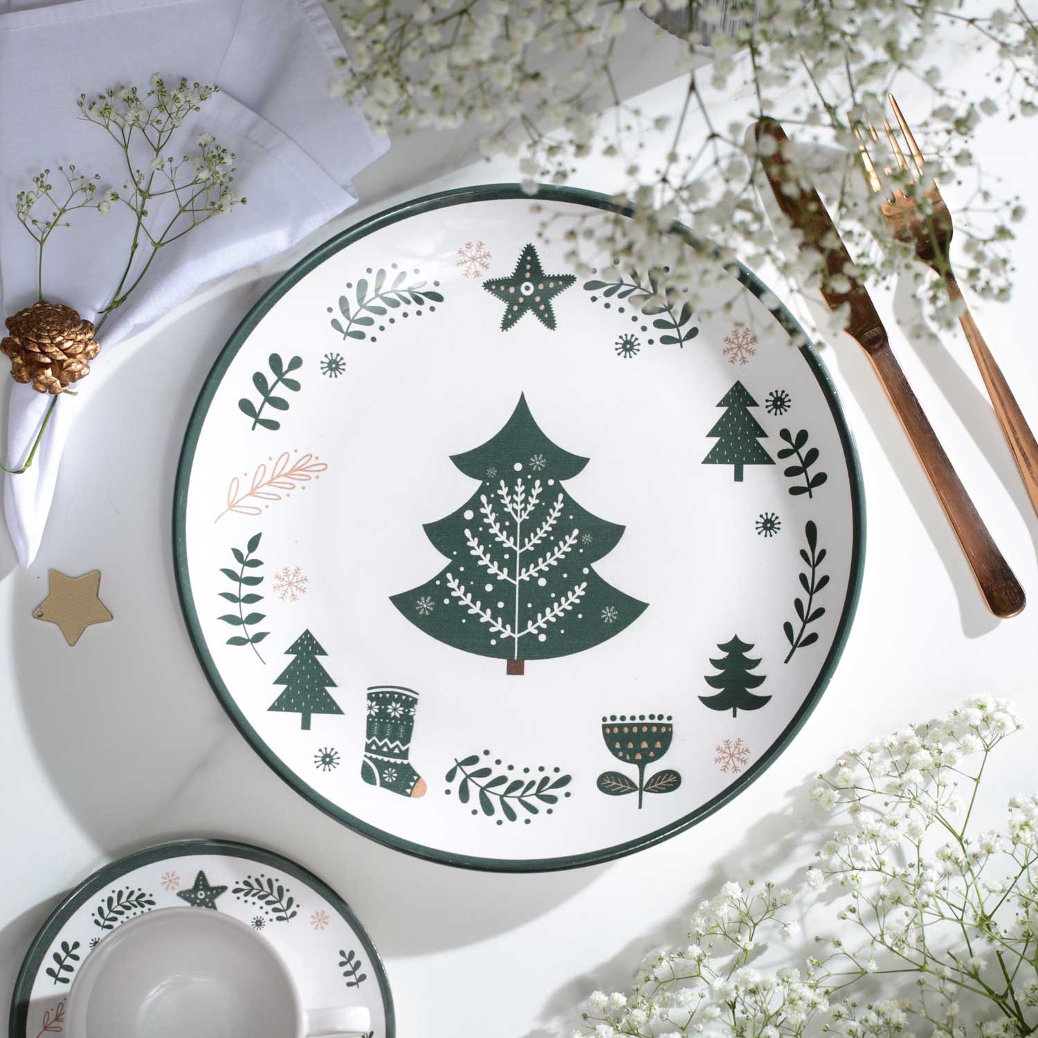 Balsam Lane Snowman Accent Plate