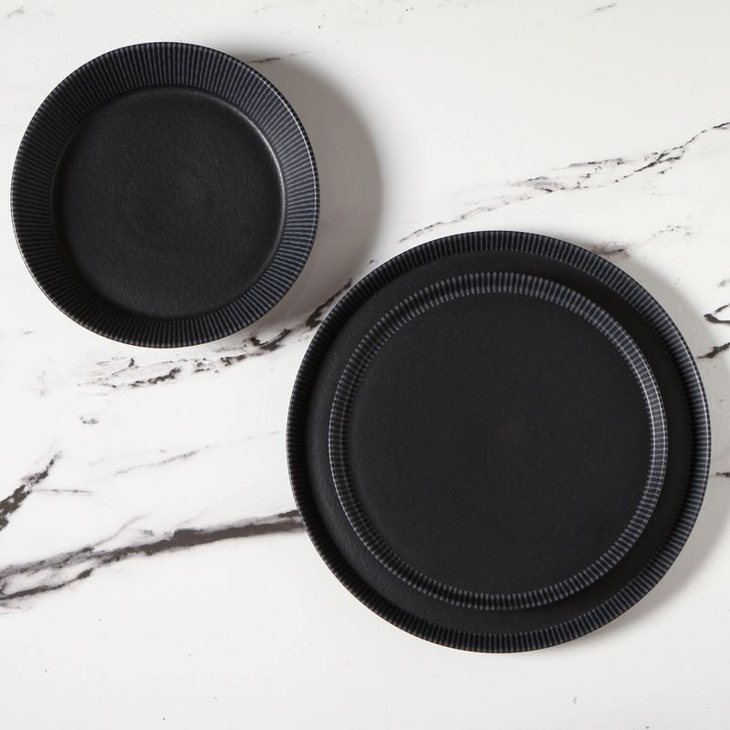 Conjunto com 6 Pratos Raso Neo Impulse Ø27cm - Porto Brasil Cerâmica