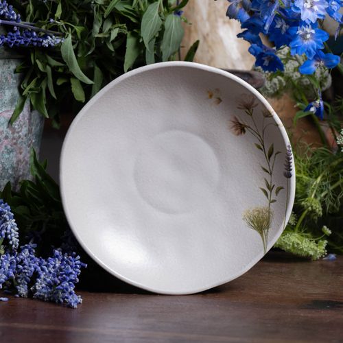 Conjunto com 6 Pratos Fundo Orgânico Lavanda Ø21,2cm 600ml