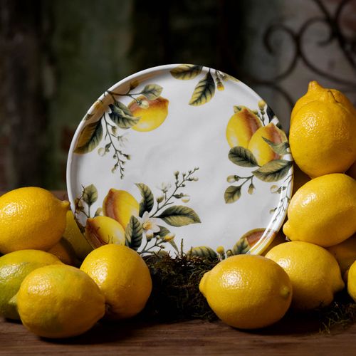 Conjunto com 6 Pratos De Sobremesa Bio Limonata Ø21,5cm