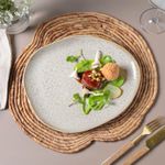 15314126301 PRATO RASO OVAL ORGANICO STONEWARE 31x24x2,5CM VANILLA02
