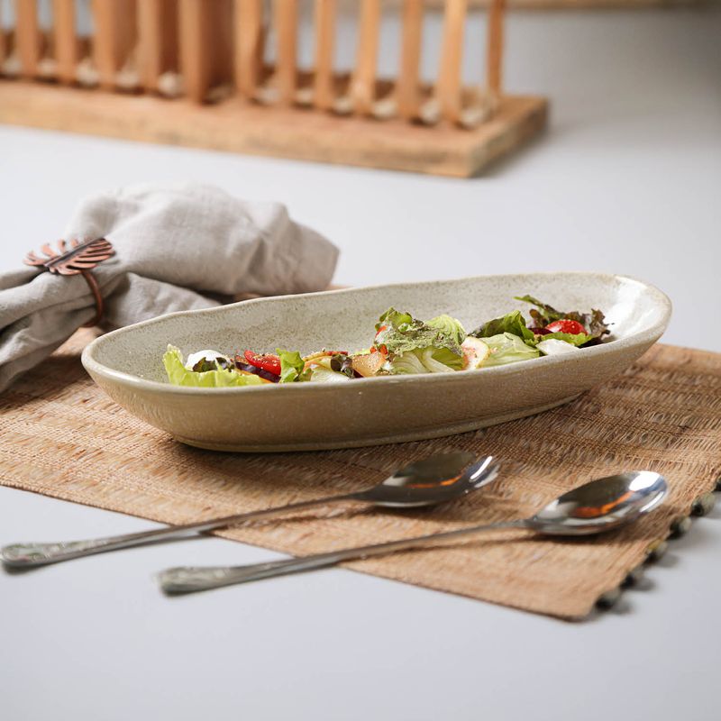 14414126301 TRAVESSA OVAL FUNDA GRANDE ORGANICO STONEWARE 32x16CM VANILLA03