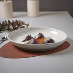 17114126401 TRAVESSA REDONDA GRANDE ORGANICO STONEWARE Ø36CM GLAM03