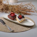 14214126401 TRAVESSA OVAL RASA GRANDE ORGANICO STONEWARE 36x13CM GLAM03