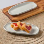 15214126401 TRAVESSA OVAL RASA MINI ORGANICO STONEWARE 16,5x8CM GLAM0