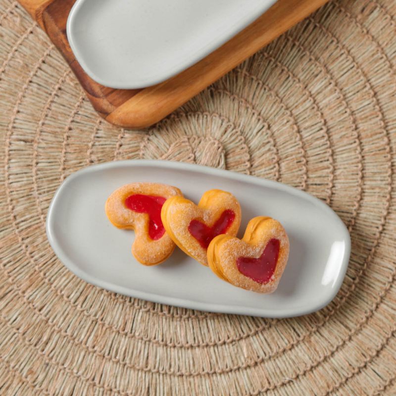 15214126401 TRAVESSA OVAL RASA MINI ORGANICO STONEWARE 16,5x8CM GLAM02