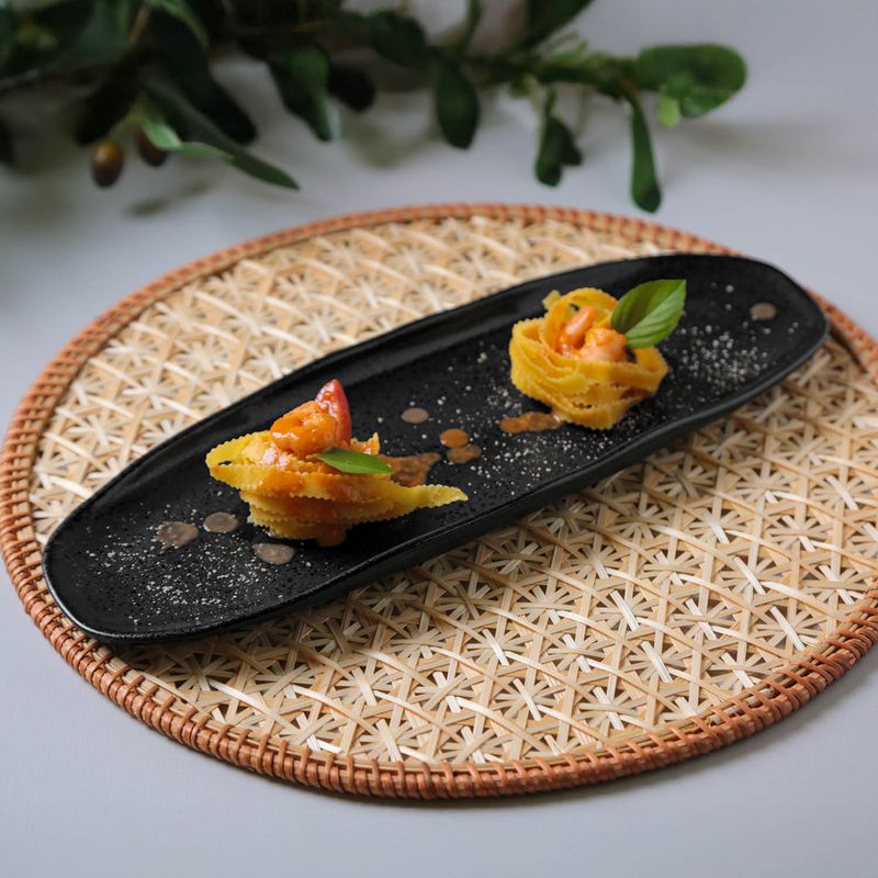 14214127401-TRAVESSA OVAL RASA GRANDE ORGANICO STONEWARE 36x13CM0