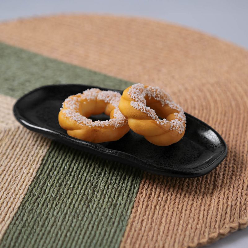 15214127401-TRAVESSA OVAL RASA MINI ORGANICO STONEWARE 16,5x8CM0