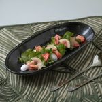 14414127401-TRAVESSA OVAL FUNDA GRANDE ORGANICO STONEWARE 32x16CM0